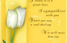 Free Printable Sympathy Cards For Dogs