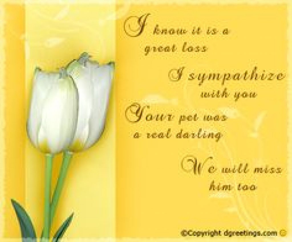 8 Best Cards &amp;amp; Words For Cards Images On Pinterest | Condolences - Free Printable Sympathy Cards For Dogs