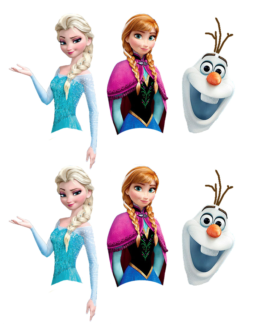 8 Disney Frozen Cupcakes Templates Photo - Template Snowflake - Frozen Cupcake Toppers Free Printable