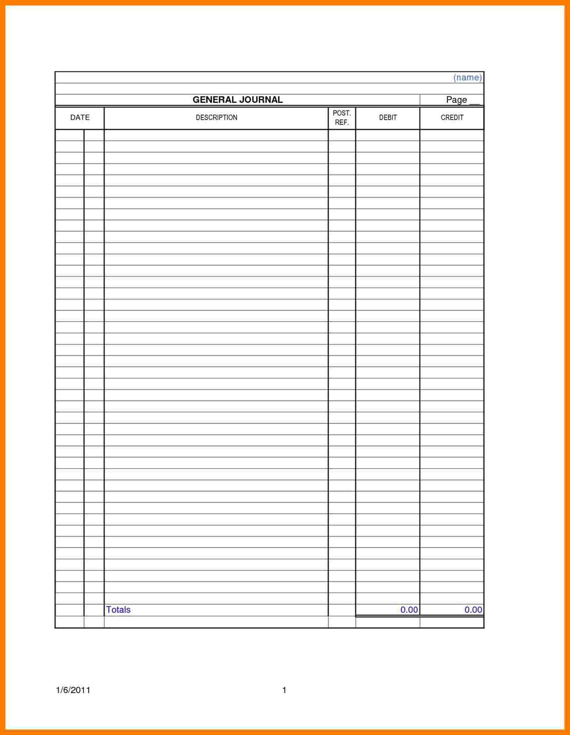 8+ Free Printable Accounting Ledger | Ledger Review - Free Printable Rent Ledger