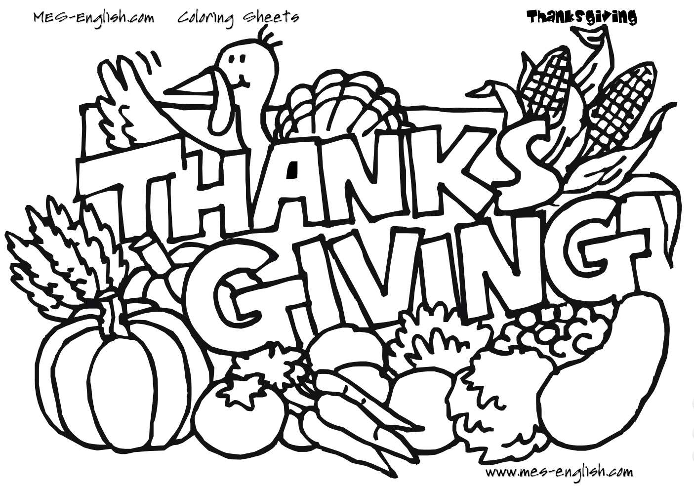 8 Free Thanksgiving Printables For Your Home And Family - Free Printable Thanksgiving Turkey Template