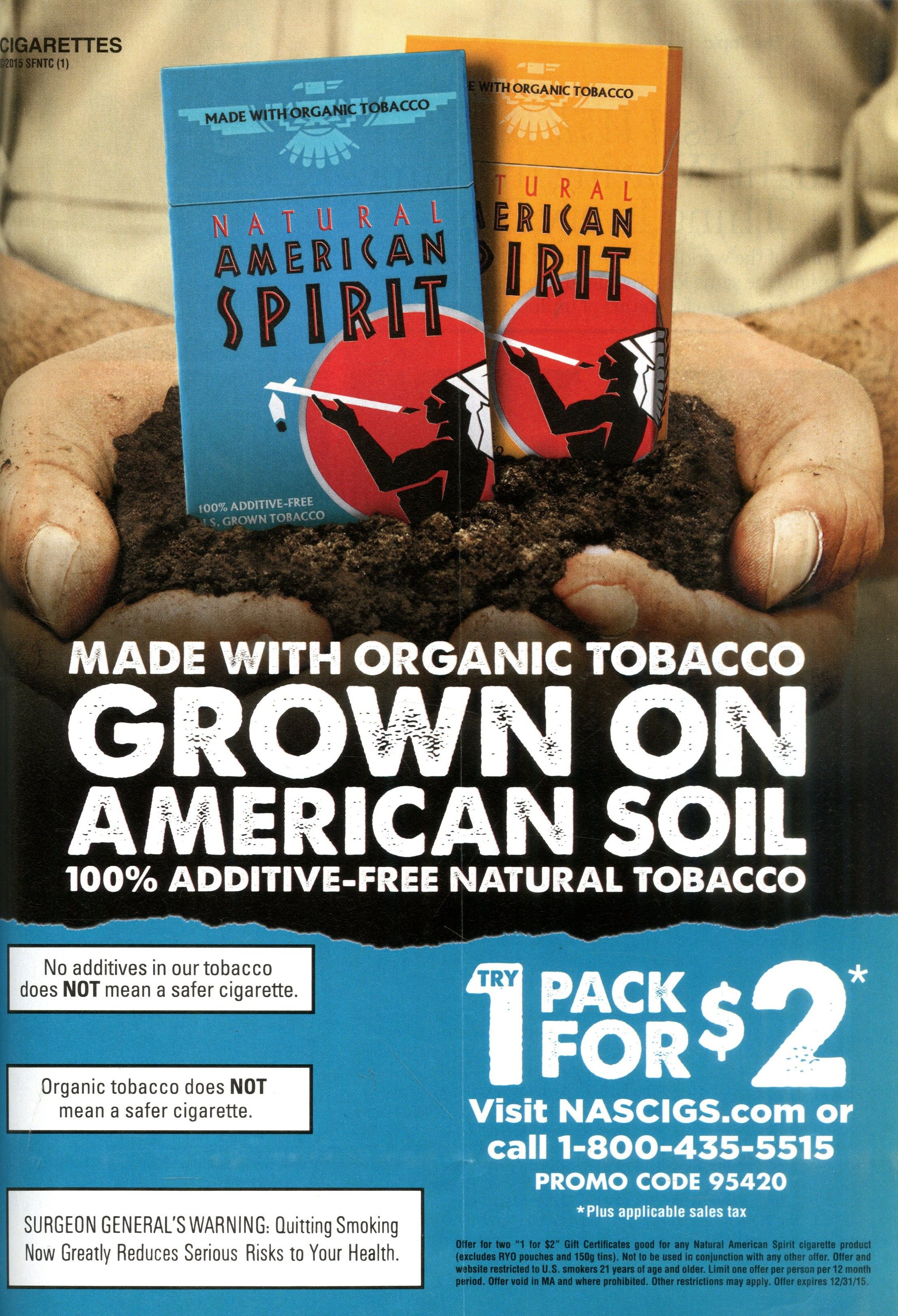 8. Natural American Spirit Cigarettes Source: Glamour, Mar. 2015 - Free Printable Newport Cigarette Coupons