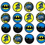 9 Batman Cupcakes Printables Photo   Free Printable Batman Cupcake   Free Printable Batman Pictures
