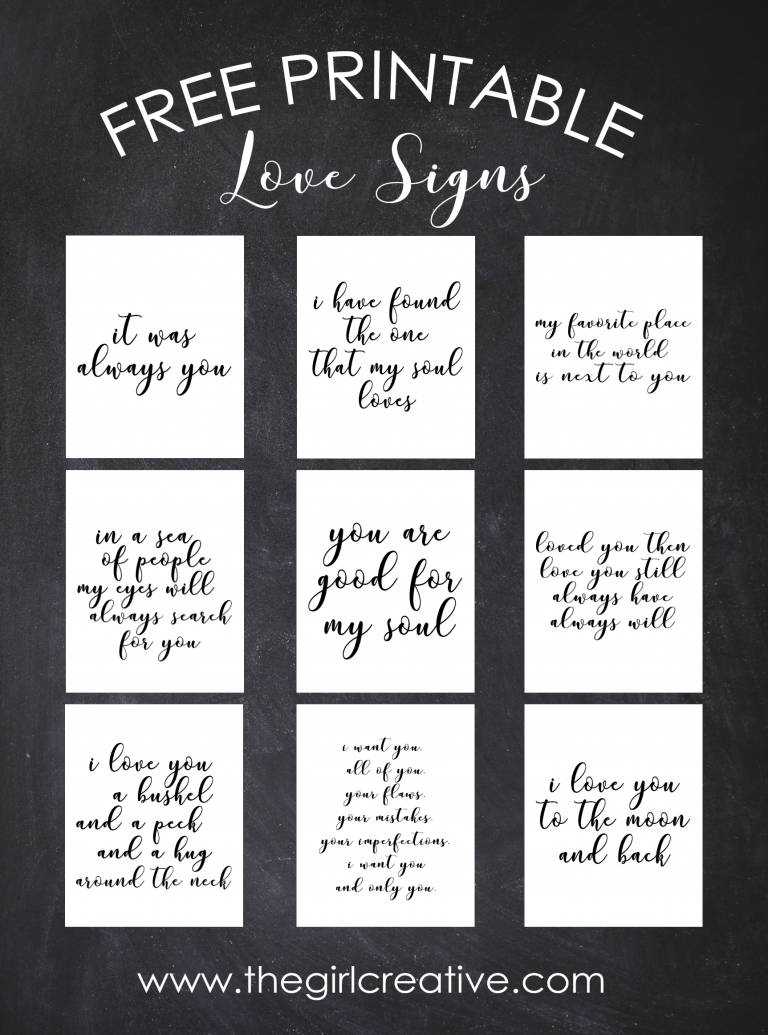 9 Free Printable Love Signs | Crafting Chicks Community Board - Free Printable Funny Office Signs