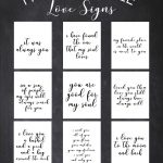 9 Free Printable Love Signs | Party Ideas | Pinterest | Stampabili   Free Printable Bathroom Signs