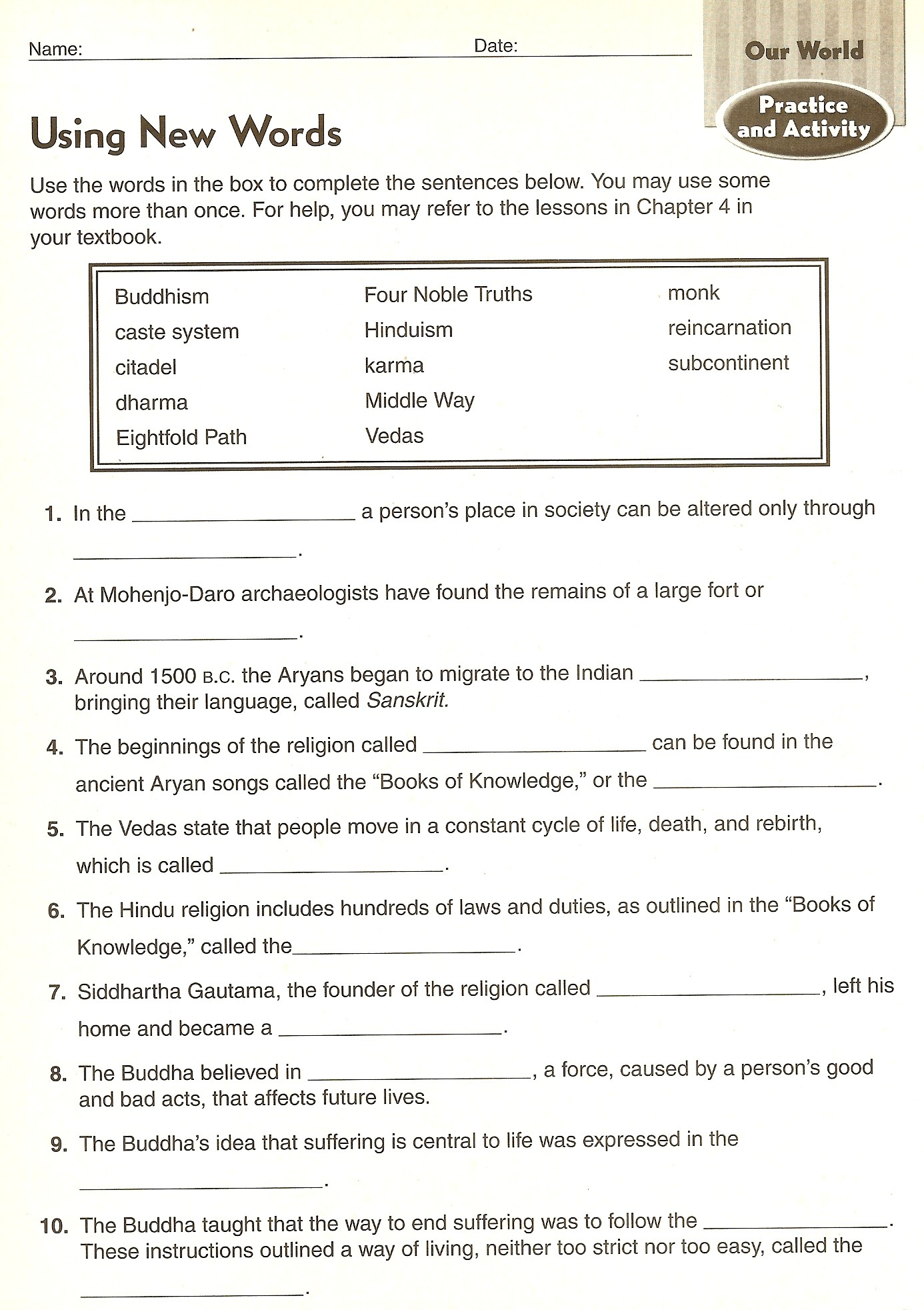 9Th Grade Social Studies Worksheets 10 Best Free Printable 8Th Grade - Free Printable 8Th Grade Social Studies Worksheets