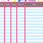 A Journey To Thin: Weight Loss Tracker Free Printable   Free Printable Weight Loss Tracker Chart