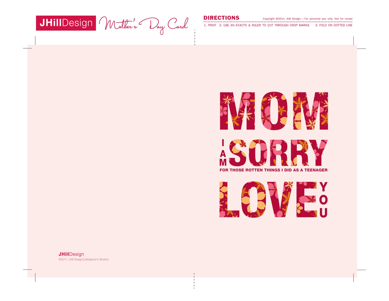 A New Mrs.: Free Printable Mother&amp;#039;s Day Cards! - Free Printable Mothers Day Cards To My Wife