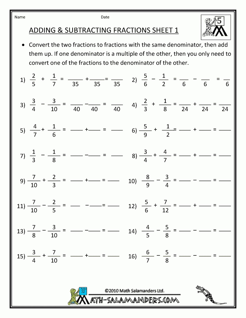 A Worksheet On Adding And Subtracting Integers | Adding And - Free Printable Integer Worksheets Grade 7
