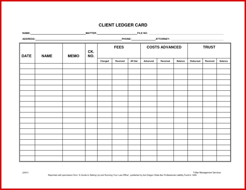 Accounting Ledger Template Free Fresh Accounts Ledger Templates - Free Printable Accounting Ledger