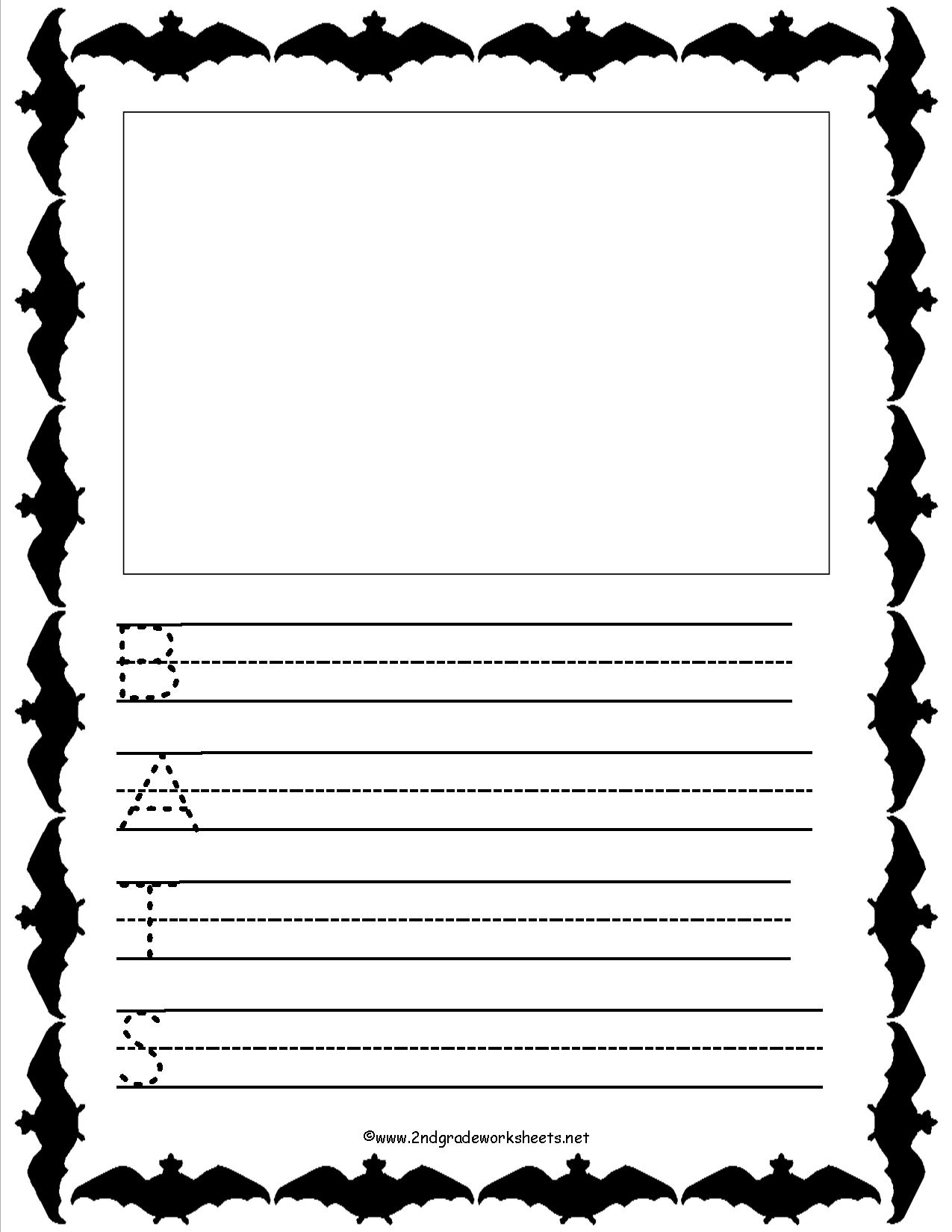 Acrostic Poem Forms, Templates, And Worksheets - Free Printable Bat Writing Paper