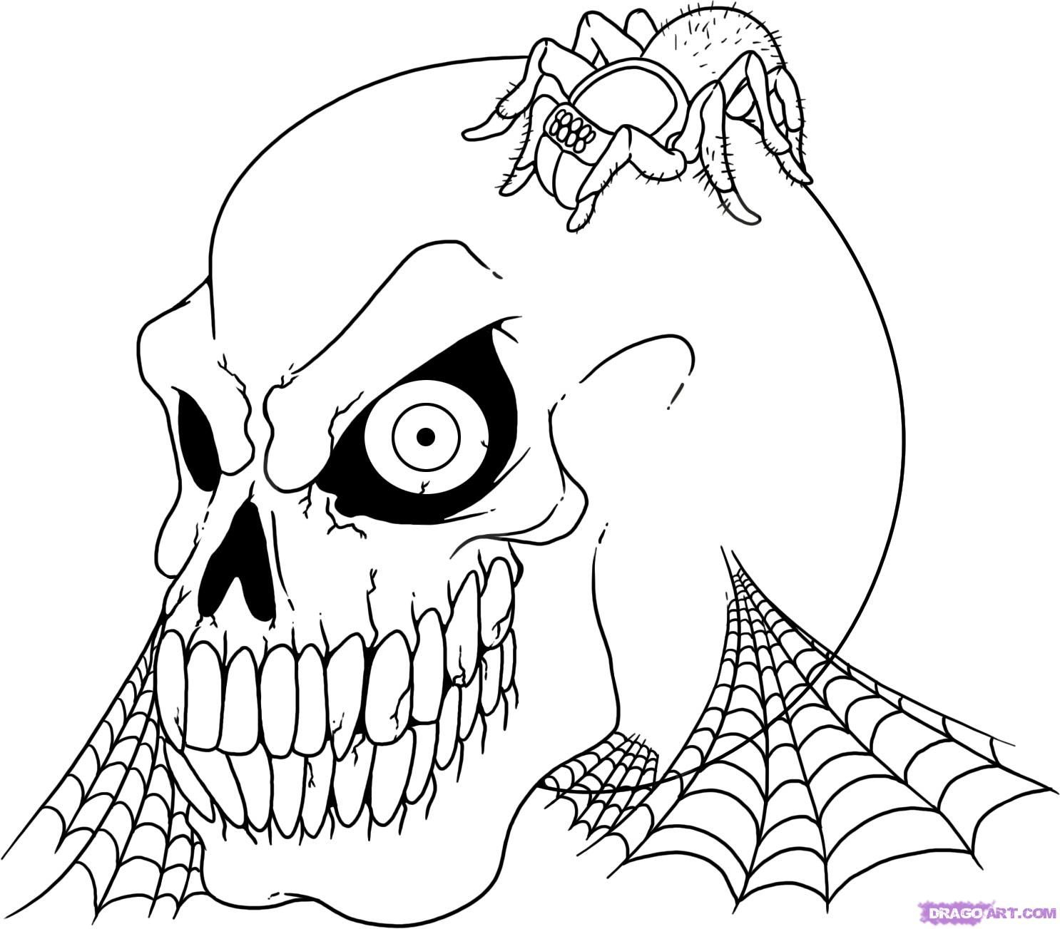 Adult Vampire Coloring Pages | Halloween Coloring Pages: Halloween - Free Printable Skeleton Coloring Pages