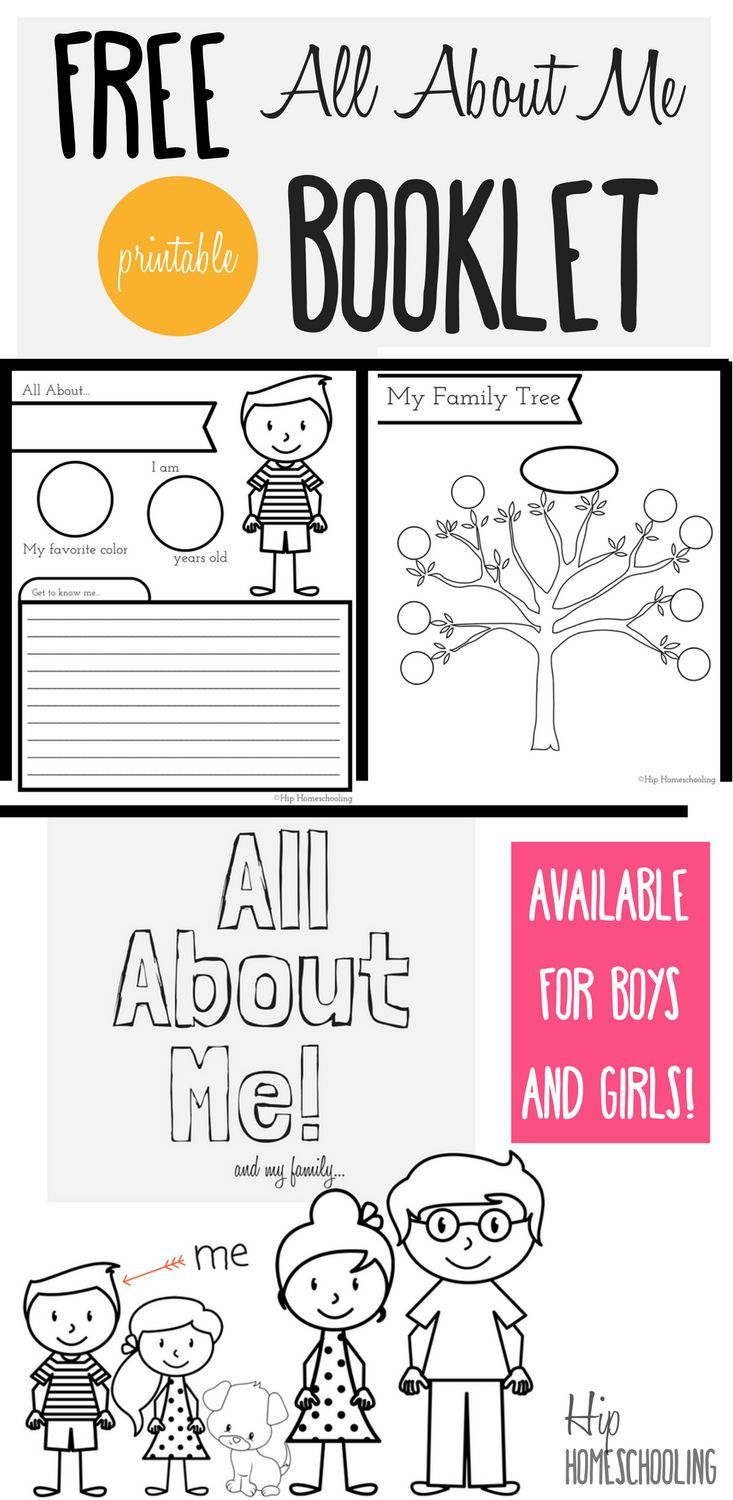 All About Me Worksheet: A Printable Book For Elementary Kids - Free Printable All About Me Poster