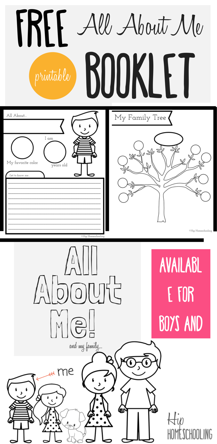 All About Me Worksheet: A Printable Book For Elementary Kids - Free Printable Stories For Preschoolers