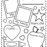 All About Me Worksheet All About Me Free Printable Worksheets   Free Printable All About Me Worksheet