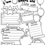 All About Me Worksheet Freebie   Cute! | Language Arts | Pinterest   Free Printable All About Me Worksheet