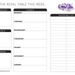 All New: Free Printable Meal Planner You Can Edit   Queen Of Free   Free Printable Weekly Meal Planner