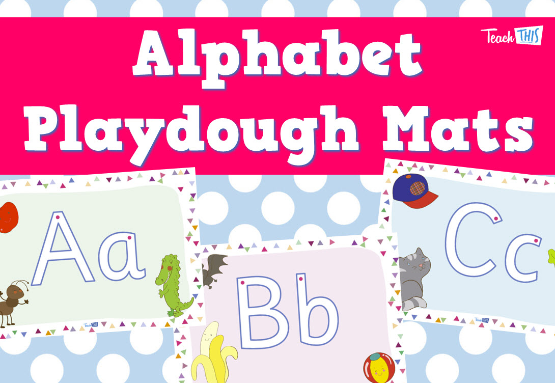 Alphabet Playdough Mats :: Teacher Resources And Classroom Games - Alphabet Playdough Mats Free Printable