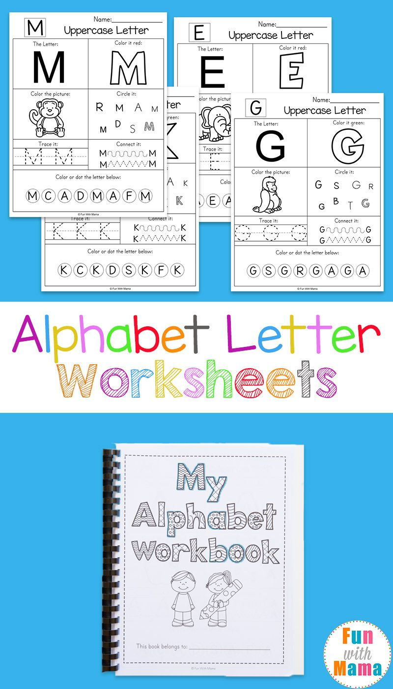 Alphabet Worksheets | Free Printables | Pinterest | Letter - Free Printable Alphabet Pages