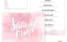 Alt Dinner Free Watercolor Menu And Place Cards – Natalie Malan – Free Printable Place Cards