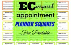 Free Printable Appointment Planner