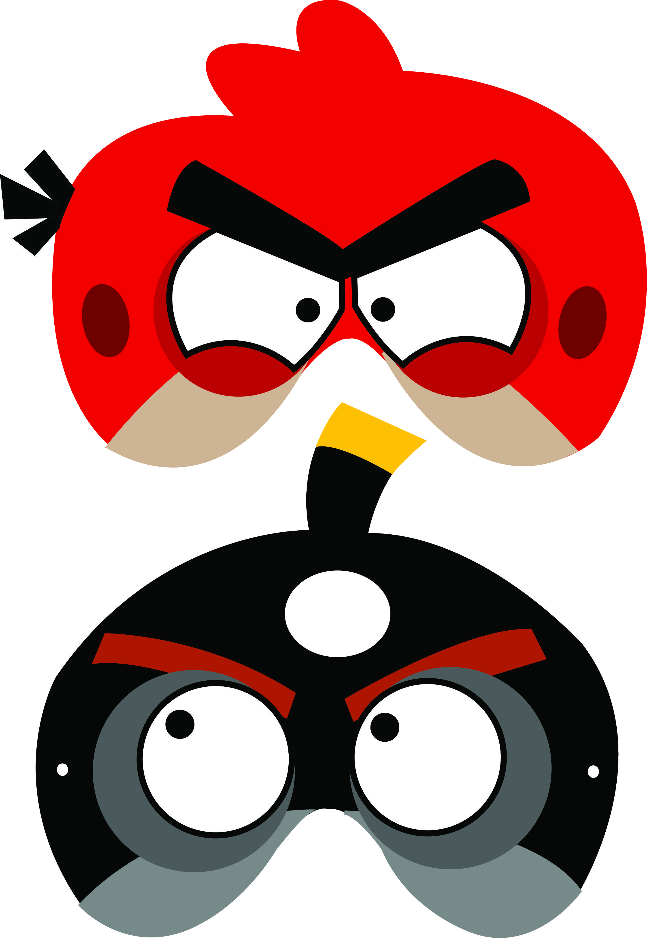 Angry Birds Free Printable Masks | Luca&amp;#039;s B-Day Party | Pinterest - Free Printable Masks