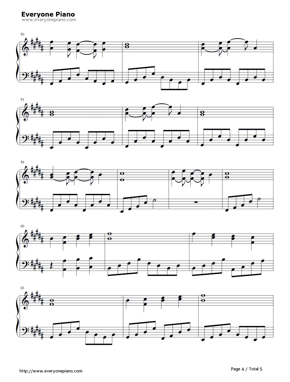 Anime Sheet Music |  Butler Ii Anime Stave Preview 4-Free Piano - Airplanes Piano Sheet Music Free Printable