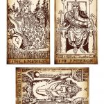 Antique Printable Tarot Pdf Digital Collage Sheet Altered Art   Free Printable Tarot Cards