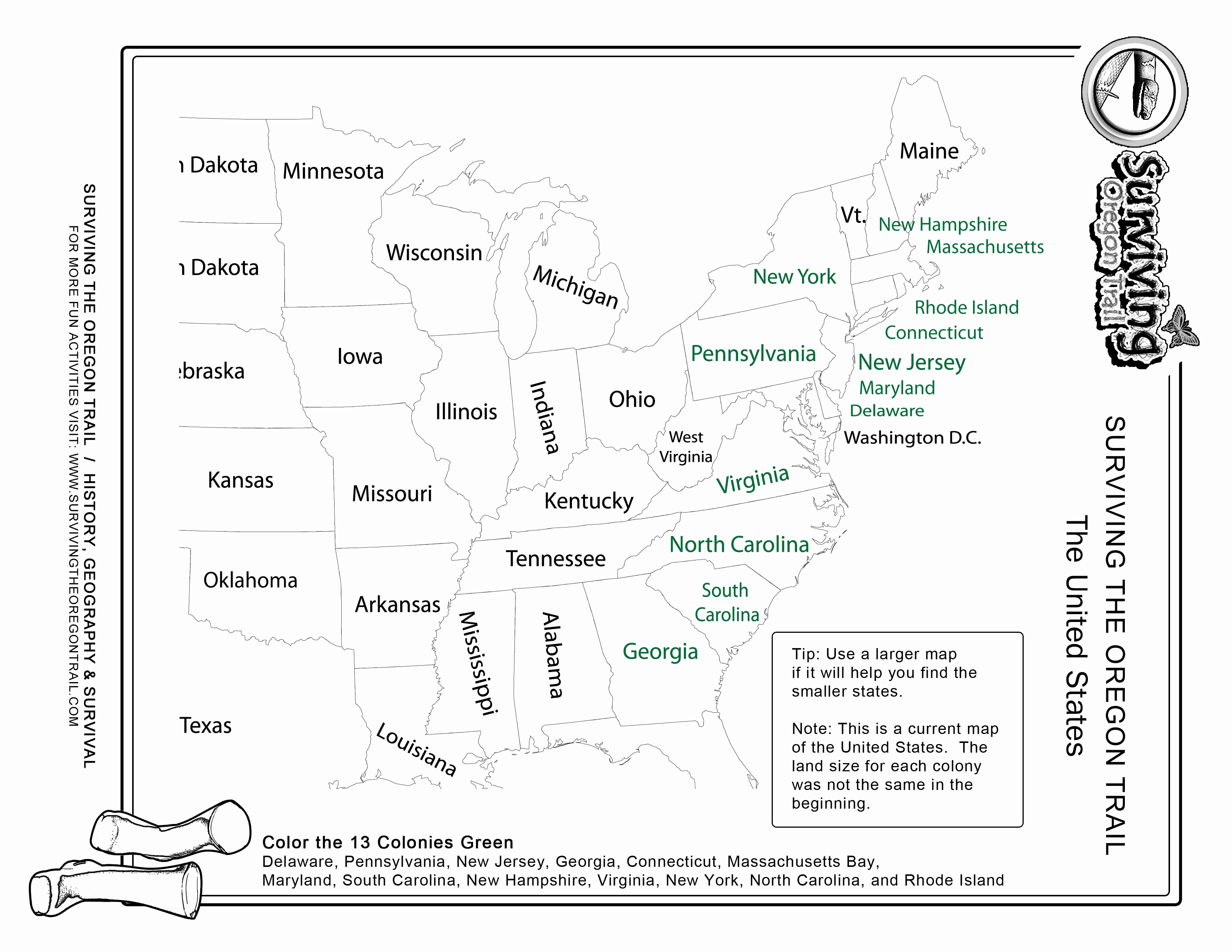 Arkansas History Worksheets 53 Fresh Pics 13 Colonies Blank Map Quiz - Free Printable Arkansas History Worksheets