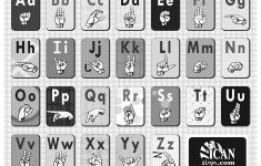Asl Alphabet Chart And Asl Alphabet Flashcards | Baby Sign Language – Sign Language Flash Cards Free Printable
