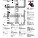Astounding Crossword Puzzles Printable Halloween ~ Themarketonholly   Halloween Crossword Printable Free