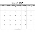 August 2017 Calendar Free Printable | August 2017 Calendar | Pinterest   Free Printable August 2017