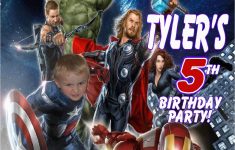 Avengers Party Invitations Printable Free