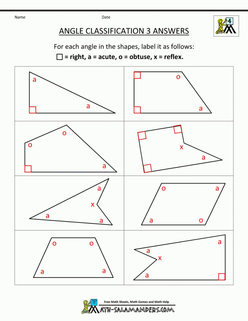 Awful Grade 3 Math Geometry Worksheets Angles Free - Free Printable Geometry Worksheets For 3Rd Grade