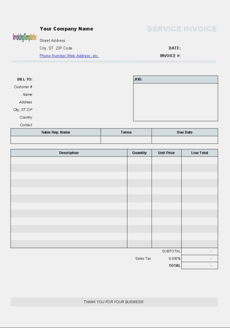 Aynax Com Free Printable Invoice Aynax Sample - Aynax Com Free Printable Invoice