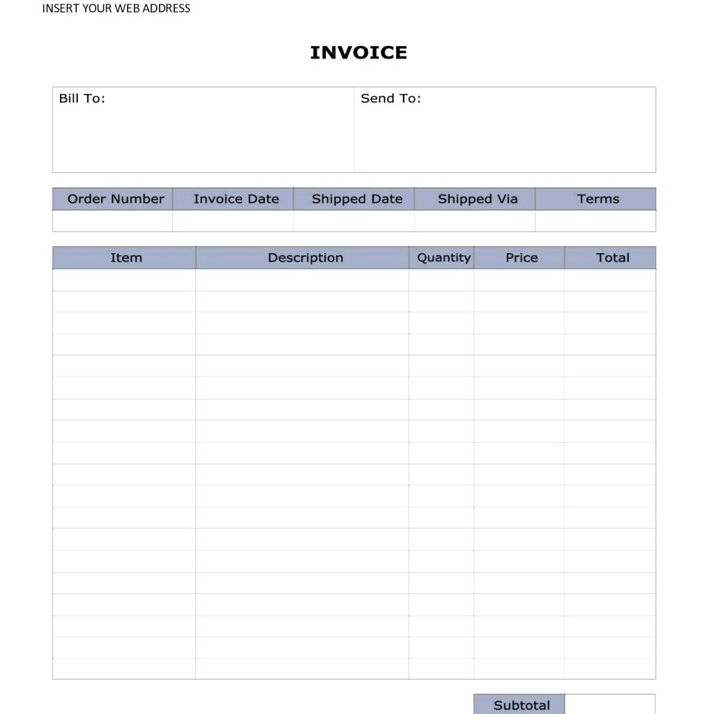 Aynax Com Free Printable Invoice Free Printable