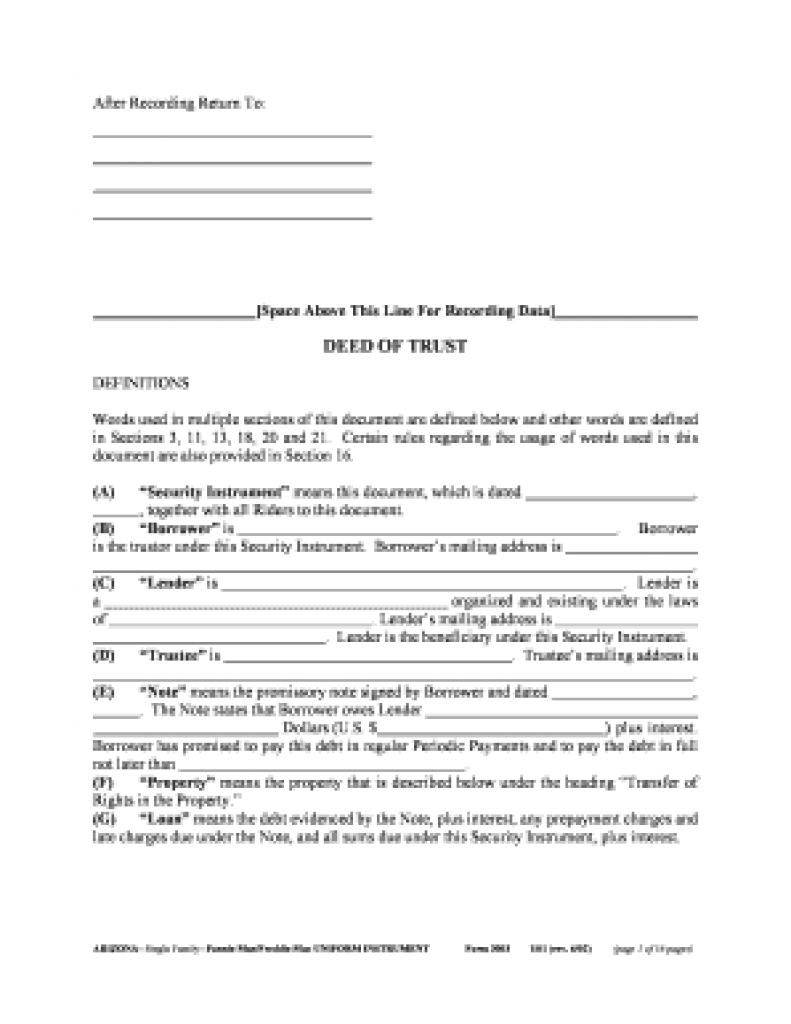 Az Beneficiary Deed Form - Ceriunicaasl For Free Printable - Free Printable Beneficiary Deed