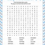 Baby Shower. Baby Shower Word Games: X Sheets Baby Shower Word   Free Printable Baby Shower Word Search