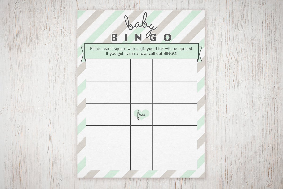 Baby Shower Bingo Free Printable | The Little Umbrella - Free Printable Baby Shower Bingo Cards Pdf