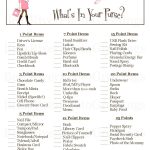 Baby Shower Games | Printable Baby Shower Game What's In Your Purse   Free Printable Baby Shower Game What's In Your Purse