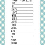 Baby Shower Games Word Scramble   Frugal Fanatic   Unique Baby Shower Games Free Printable