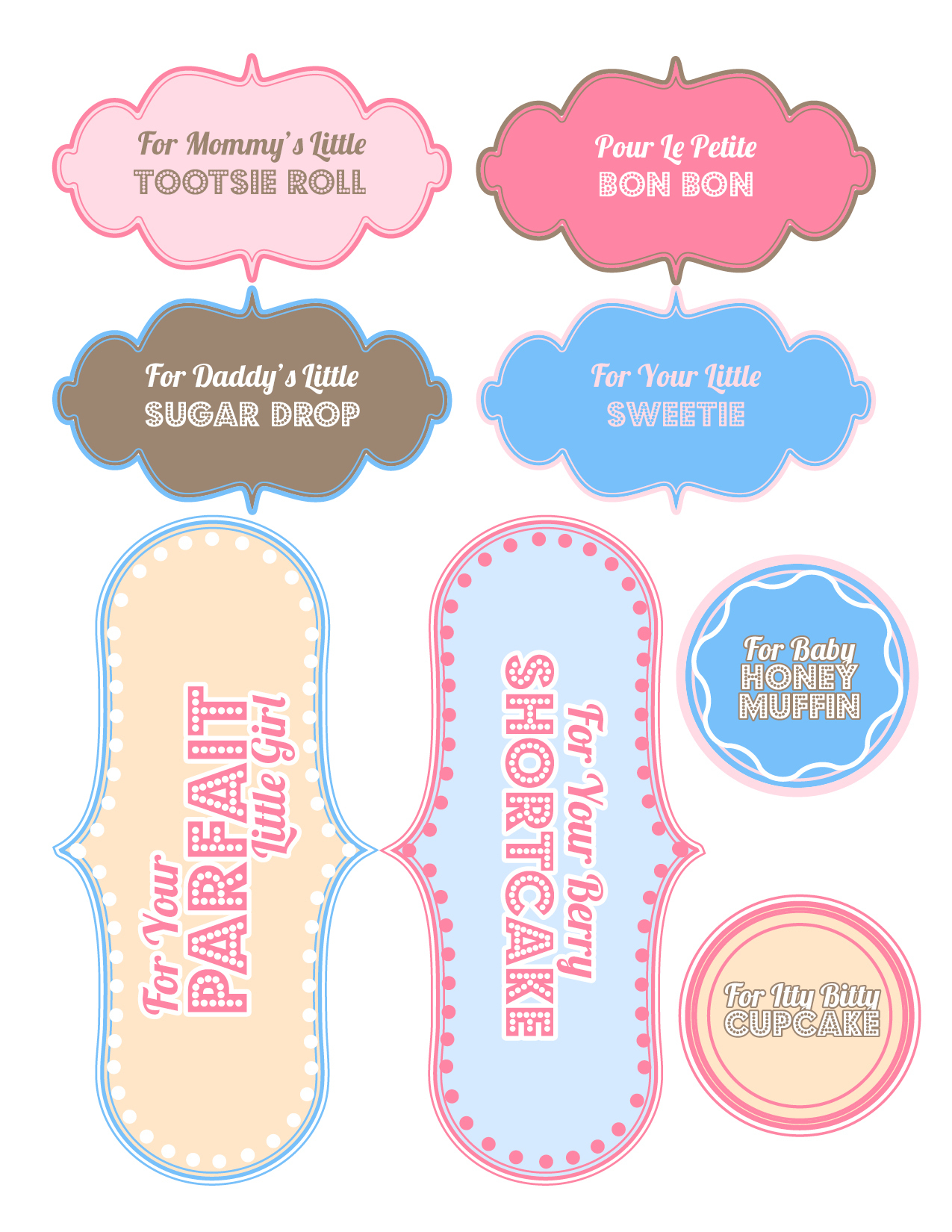 Baby Shower Gifts - [Free Printable] - Sweet Anne Designs - Free Printable Baby Shower Gift Tags