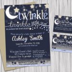 Baby Shower Invitation Template Twinkle Twinkle Little Star Baby   Free Printable Twinkle Twinkle Little Star Baby Shower Invitations