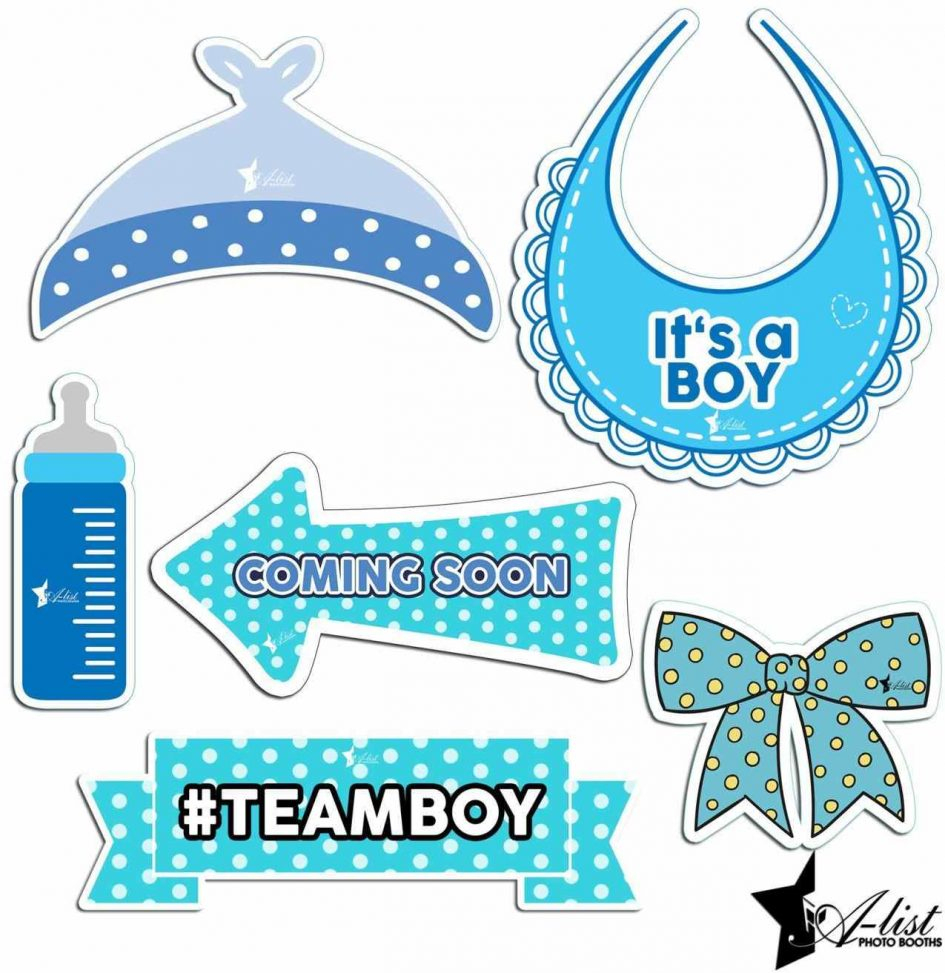 Baby Shower. Photo Booth Baby Shower: Printable Baby Shower Photo - Free Printable Boy Baby Shower Photo Booth Props