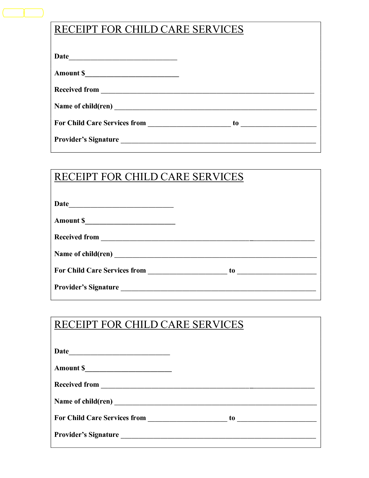 Babysitting Receipt - Bing Images | Baby | Child Care Services, Free - Free Printable Daycare Receipts
