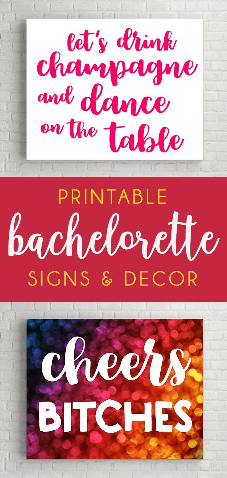 Bachelorette Parties | Free Printables | Pinterest | Bachelorette - Free Printable Bachelorette Signs