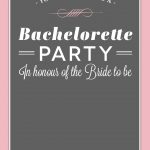 Bachelorette Party #invitation   Free Printable | Free Bachelorette   Free Printable Event Invitations