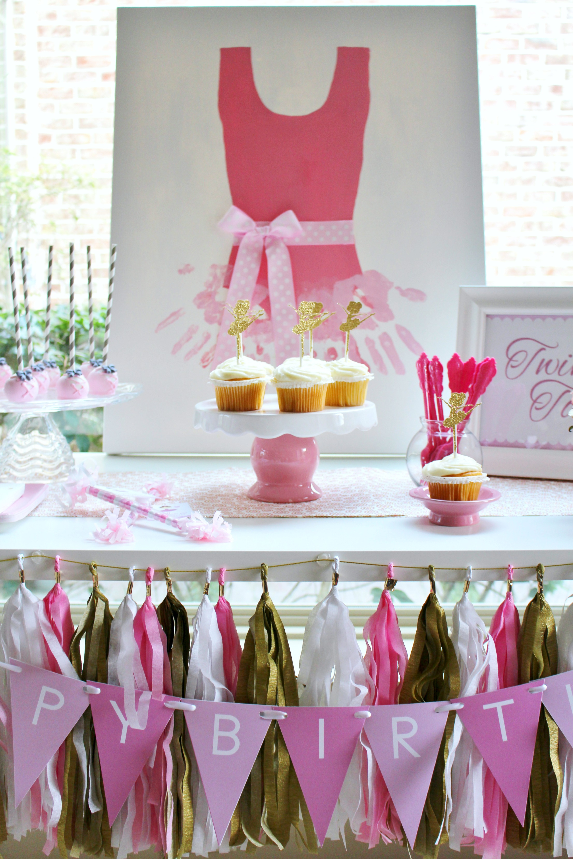 Ballerina Party Ideas + Free Printables | Catch My Party - Free Printable Ballerina Birthday Invitations