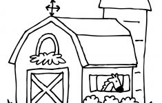 Free Printable Barn Coloring Pages