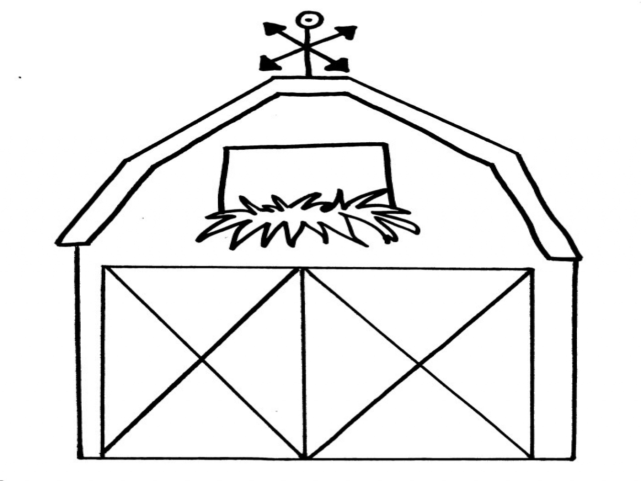 Barn Coloring Pages - Printable Coloring Image - Free Printable Barn Coloring Pages
